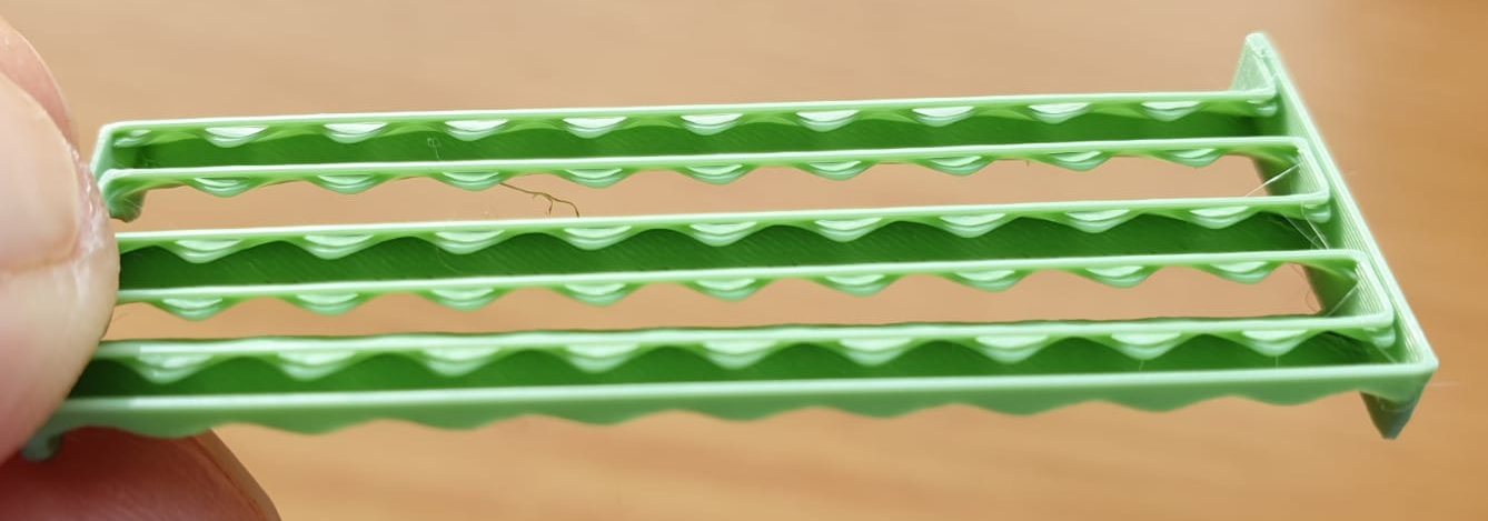 Vase mode visually obscuring screen that allows free air flow