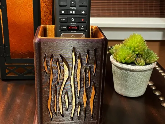 Tiger Stripe Remote Holder