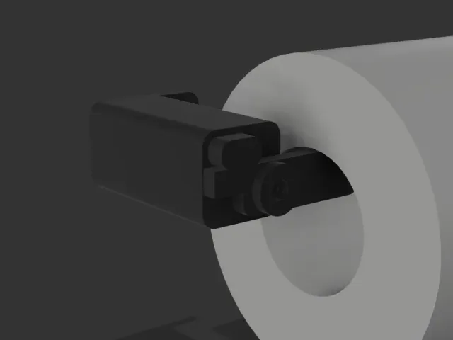 Quick Change toilet paper holder