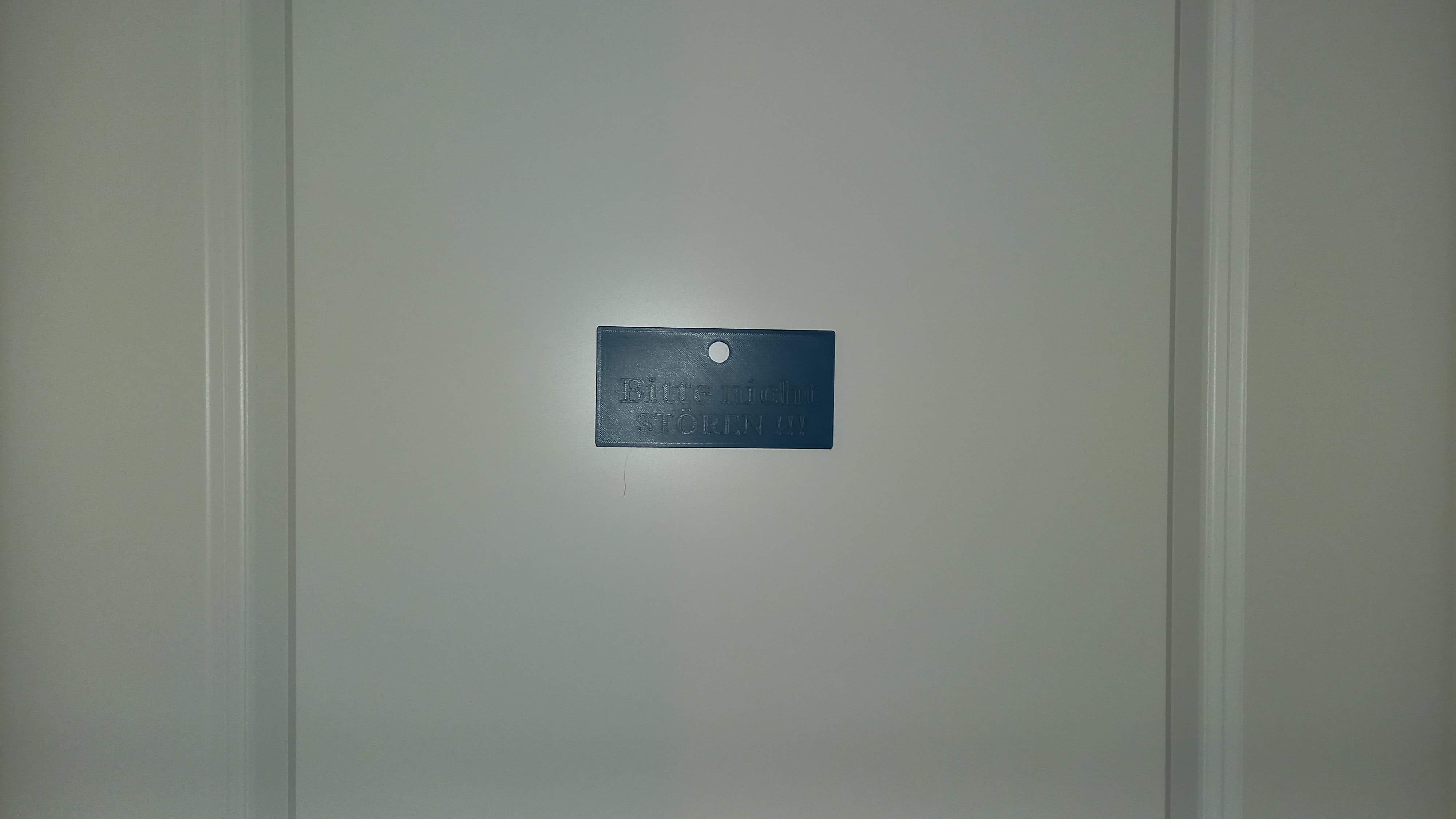 Alu-Schild 'Bitte Nicht Stören' – 10 X 30 Cm, UV-beständig Für Innen & Außen, Made In Germany