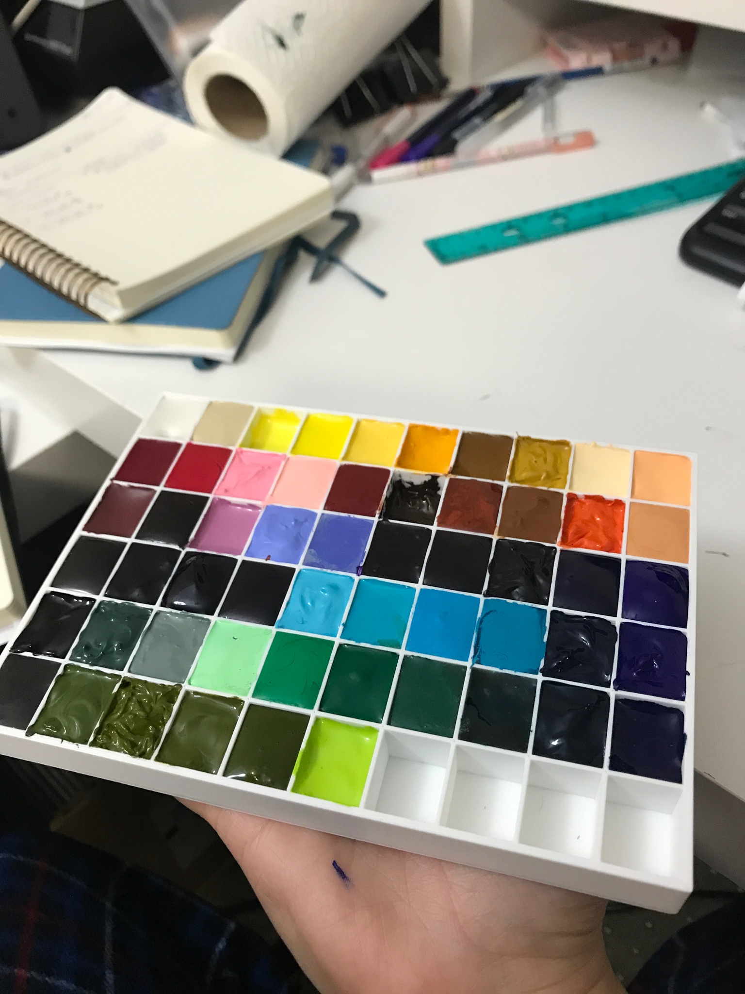 Watercolor Palette with lid by grajohnt