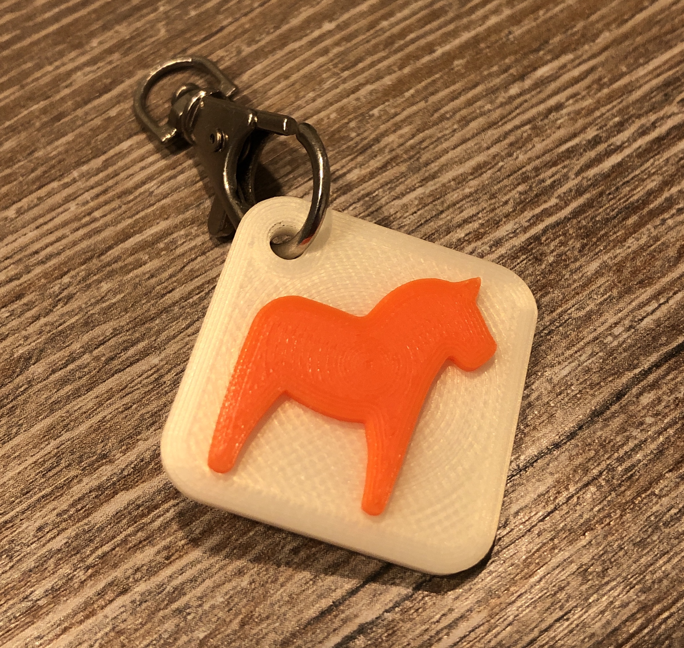 Dala Horse Keychain