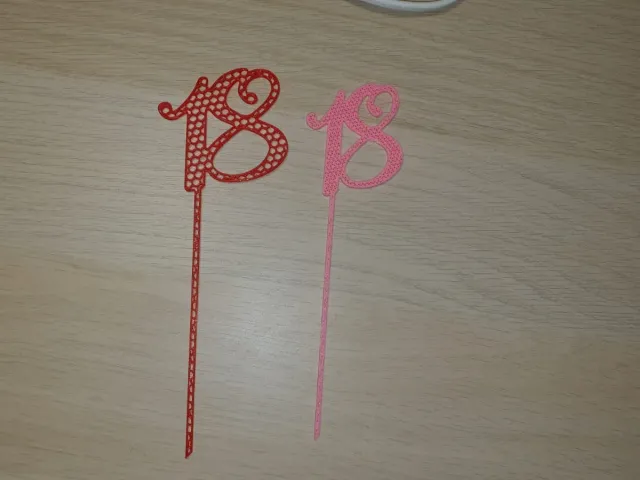 18 CAKE TOPPER