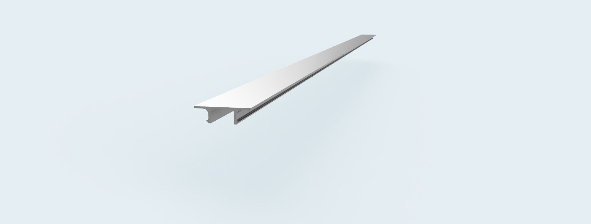 Cover Aluminium Profile I-Type 5mm