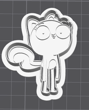 Kiff (Disney) - Cookie Cutter & Stamp / Cortante y Sello para Cerámica
