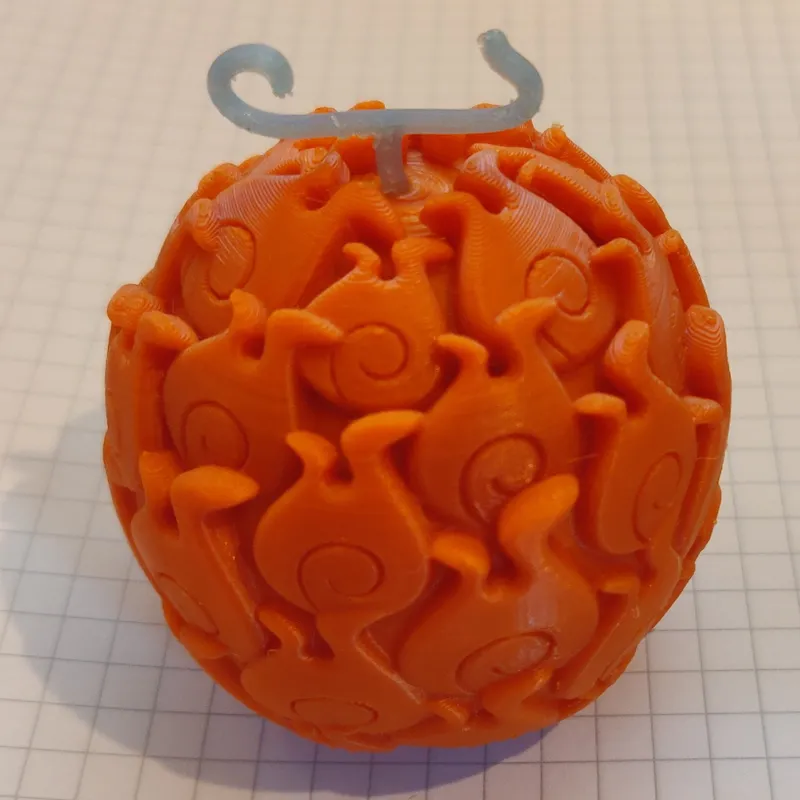 3D Printed Devil Fruit Mera Mera No Mi Gomu Gomu No Mi Inpired One