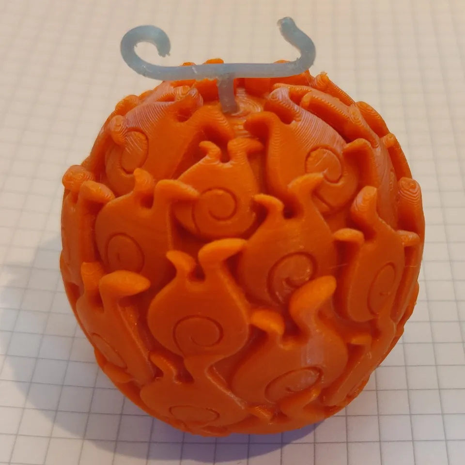 Devil Fruit - Mera Mera no Mi 3D model 3D printable