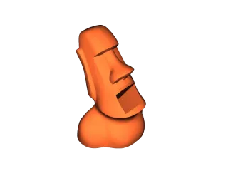 Re-Designing Moai Emoji (Timelapse) 