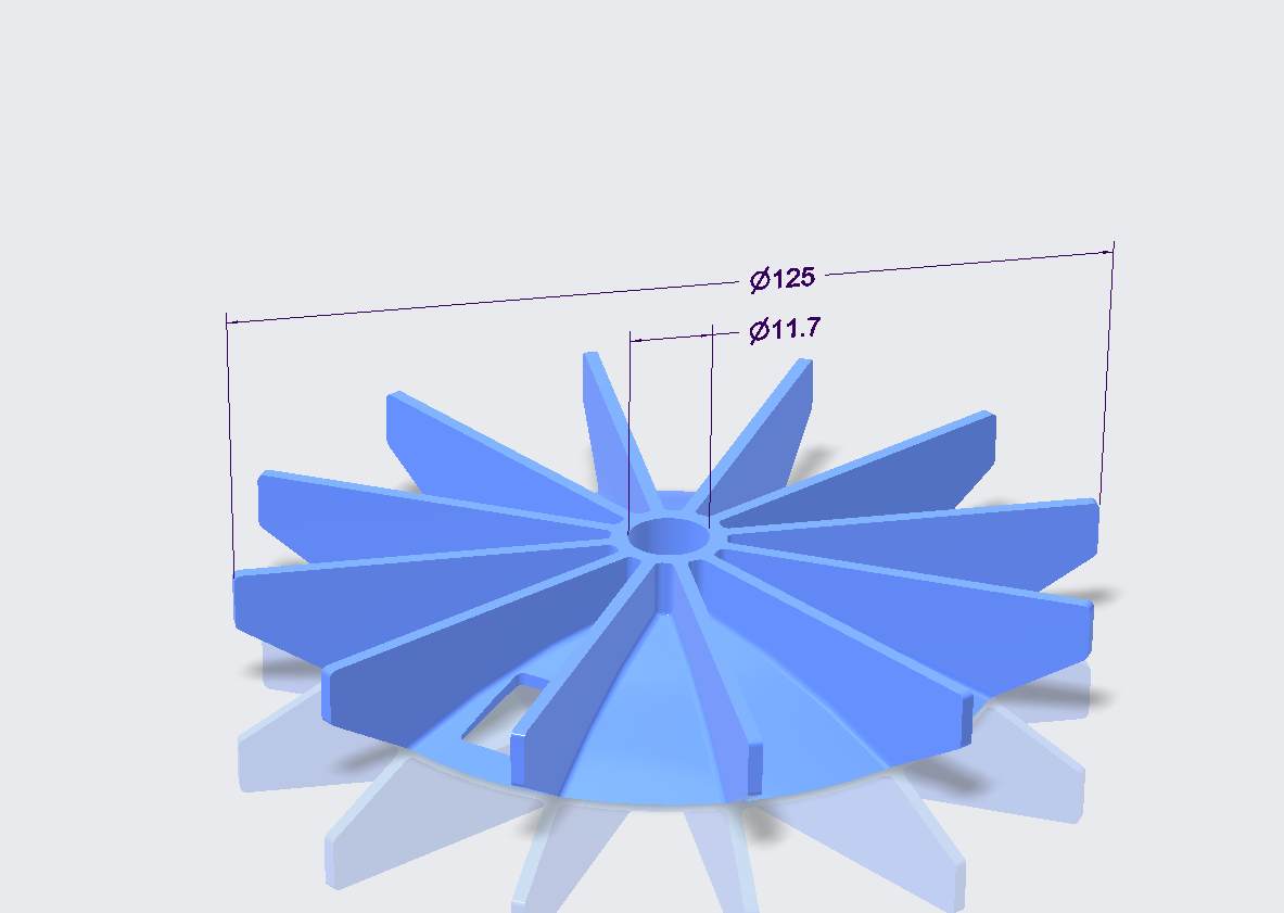 Roue de ventilateur/Fan Wheel/ Lüfterrad GRUNDFOS JP5 by rotor02