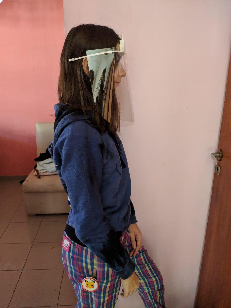 Miniatura 10 do modelo 3D Protector kid - face shield children