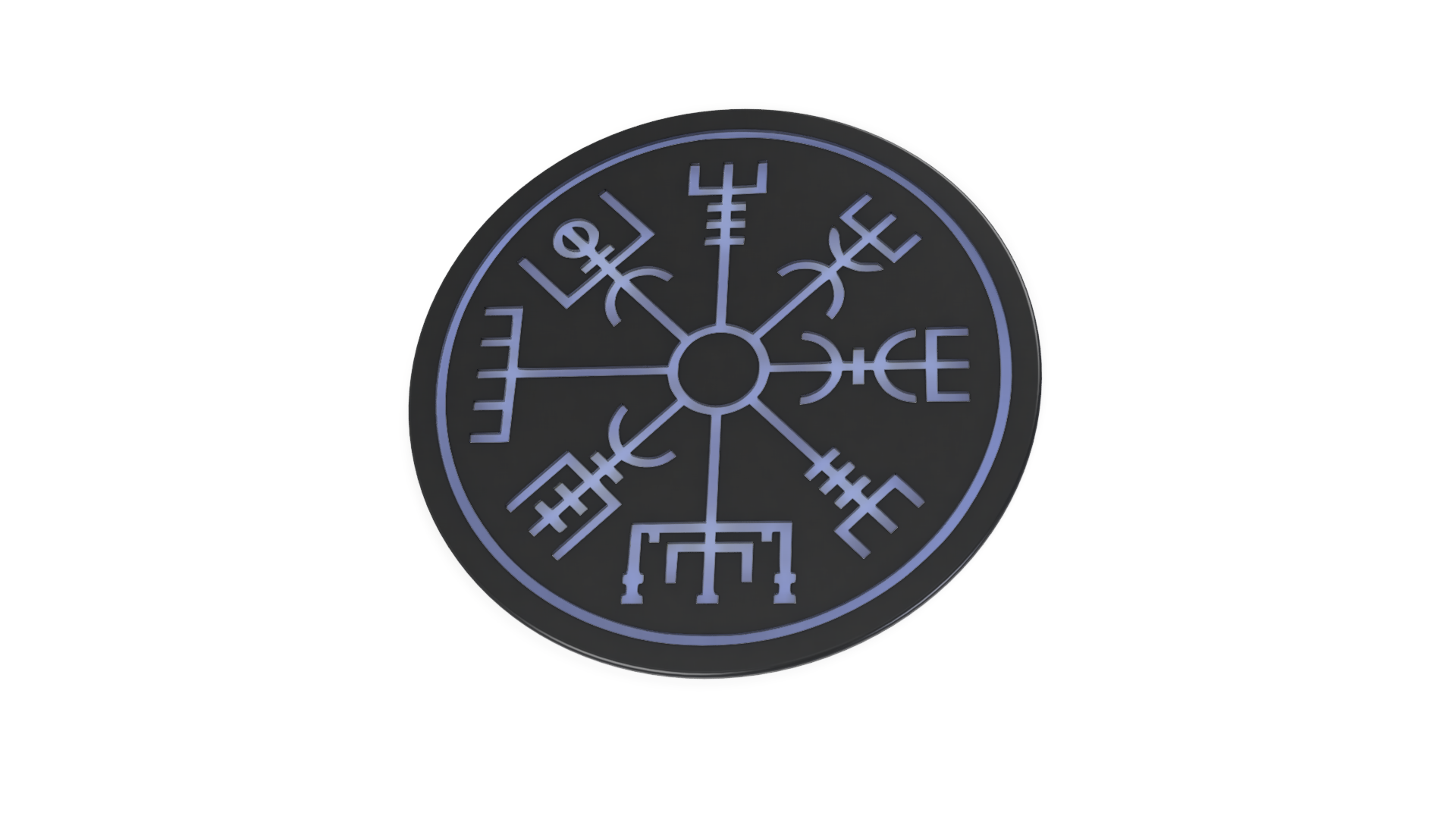 Nordic Symbols Coaster