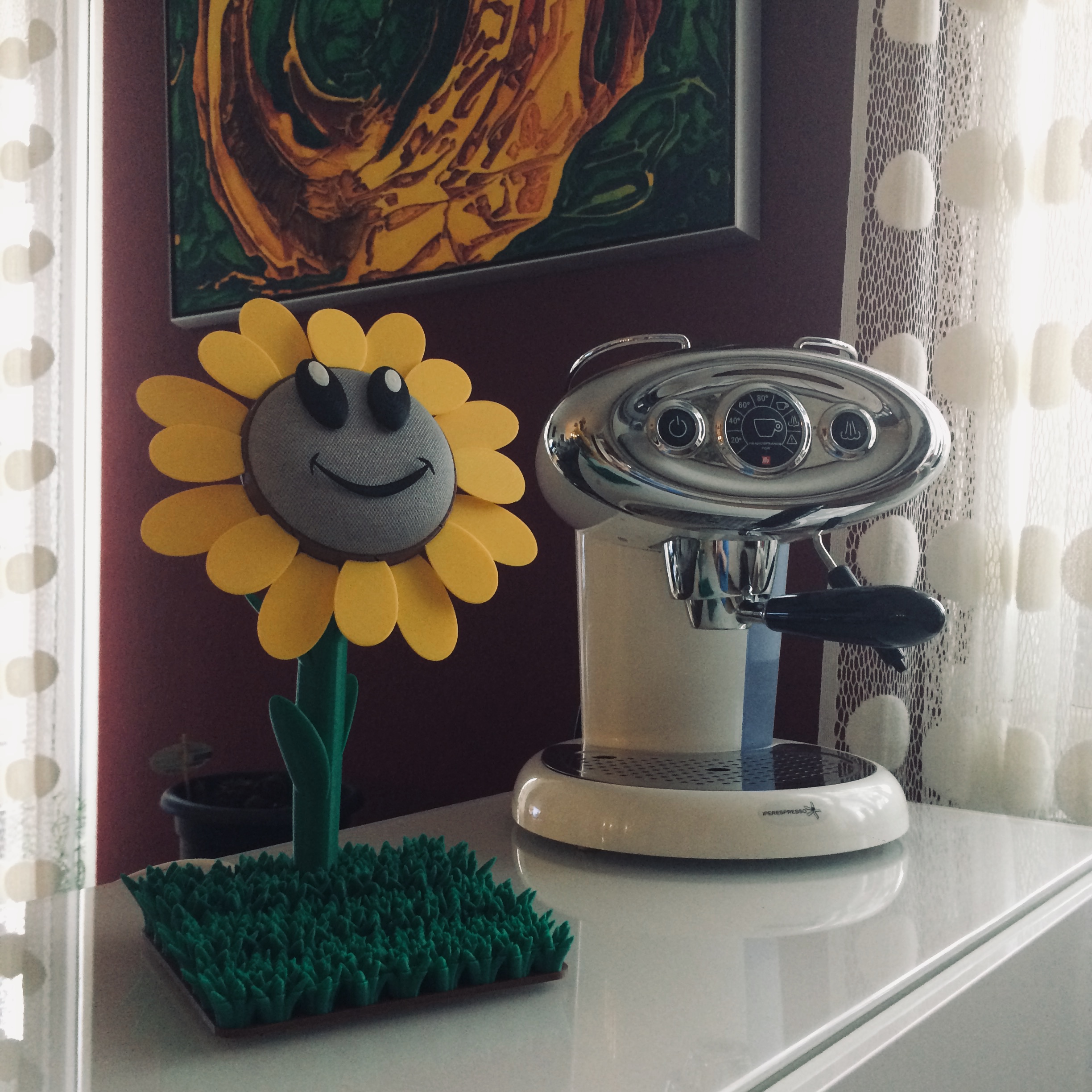 Google Home Mini Sunflower