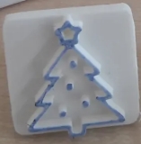 simple stamp with animal motive - christmastree - to reward the little once