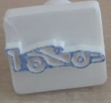 simple stamp with animal motive - racecar - to reward the little once