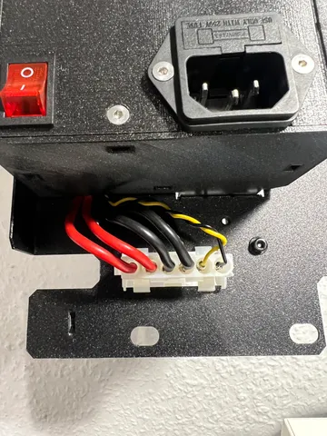 Quick release/Cover for Silver PSU on Original Prusa Enclosure