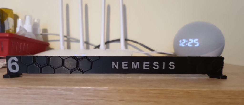 Nemesis Plastic Card Holder Inventory