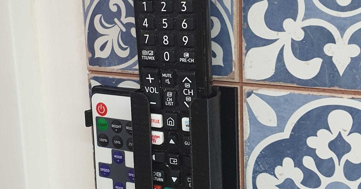 SAMSUNG REMOTE CONTROL WALL MOUNT by Petr Závorka | Download free STL ...