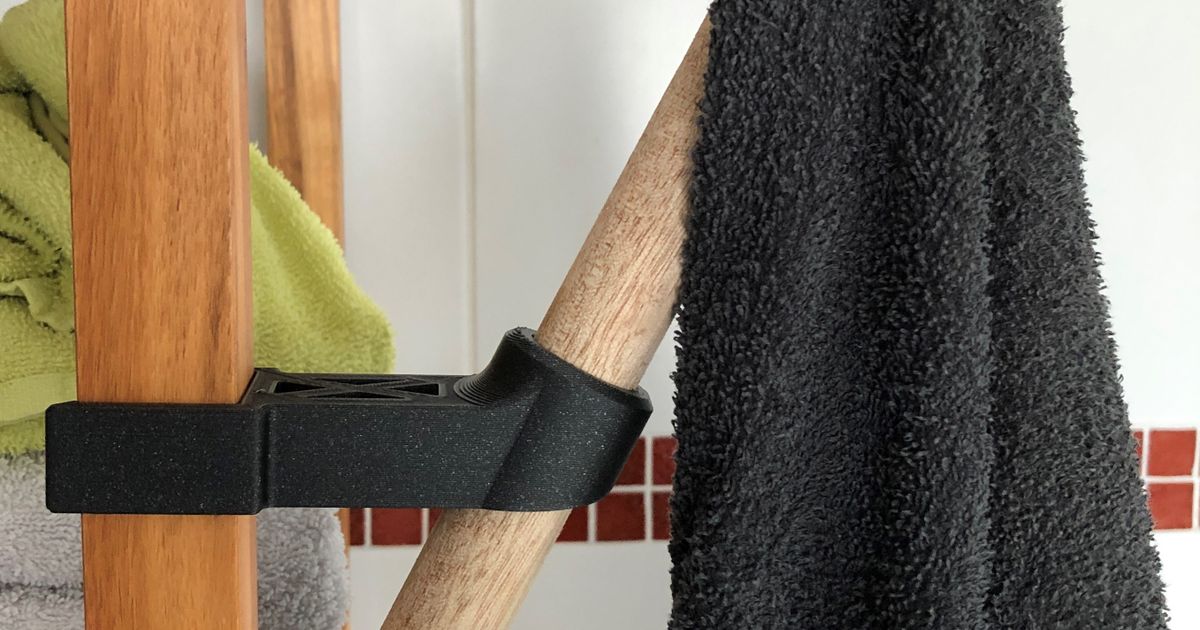 IKEA Molger clip on towel hanger by MrBramme Download free STL