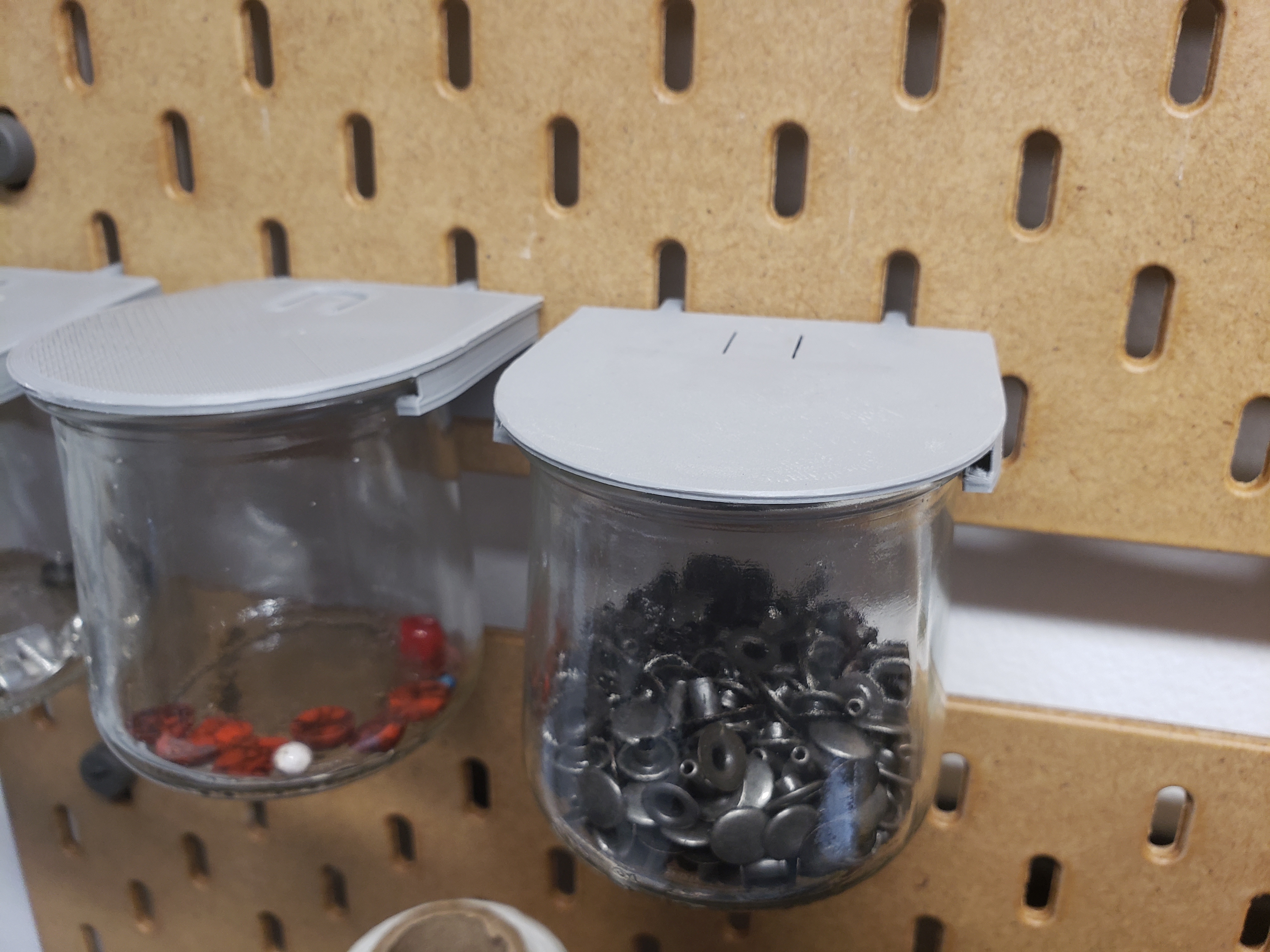 Skadis Yoplait Oui Jars Mount