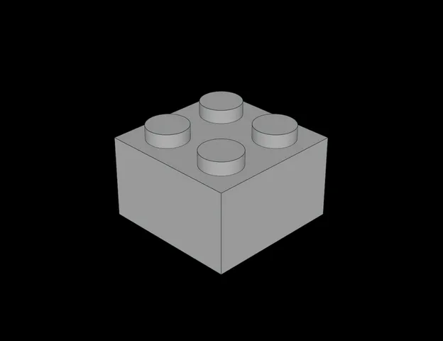 Lego Compatible (3003.dat) Brick 2 x 2