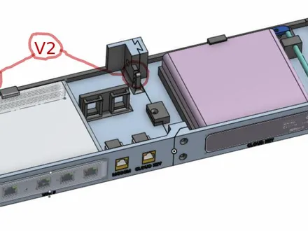Unifi USG3 and Cloud Key Gen 2 1U Rack