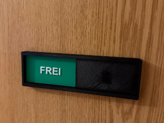Tür Schild WC Besetzt Frei