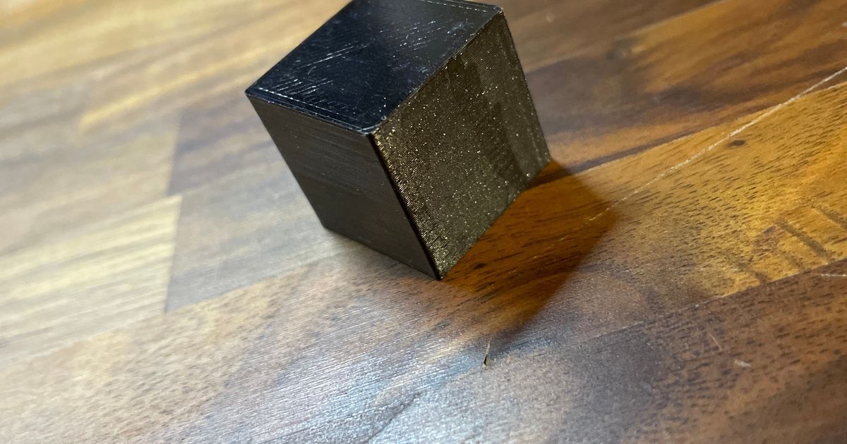 Calibration Cube for Prusa Printer by 3DLab Download free STL model