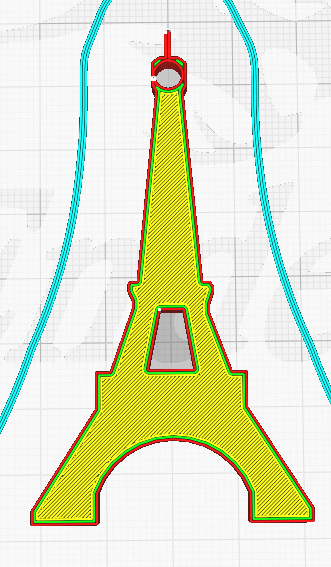eiffeltower keycain — miniatura 3