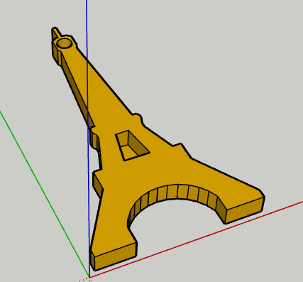 eiffeltower keycain — miniatura 4