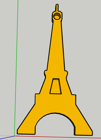 eiffeltower keycain
