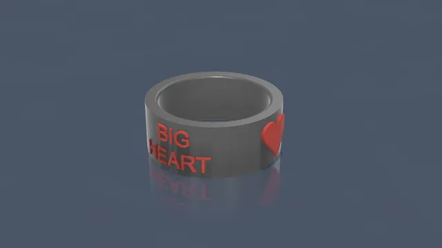 Big heart, Big ass Ring