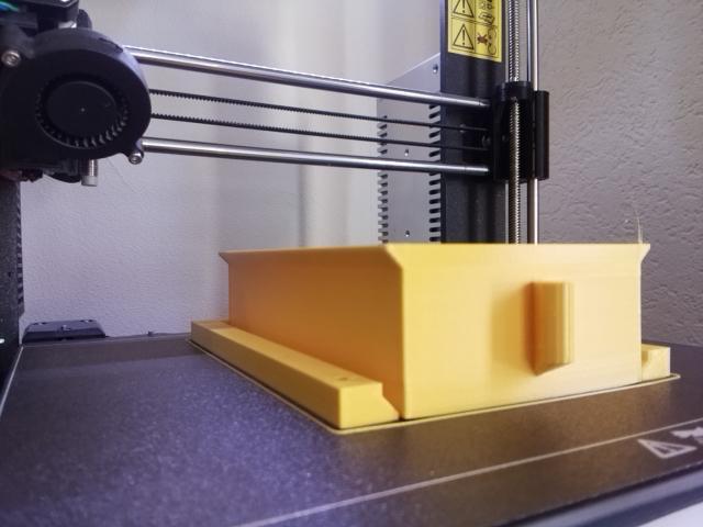 Parametric drawer for under table mounting