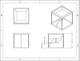 Grill Pit tensegrity table