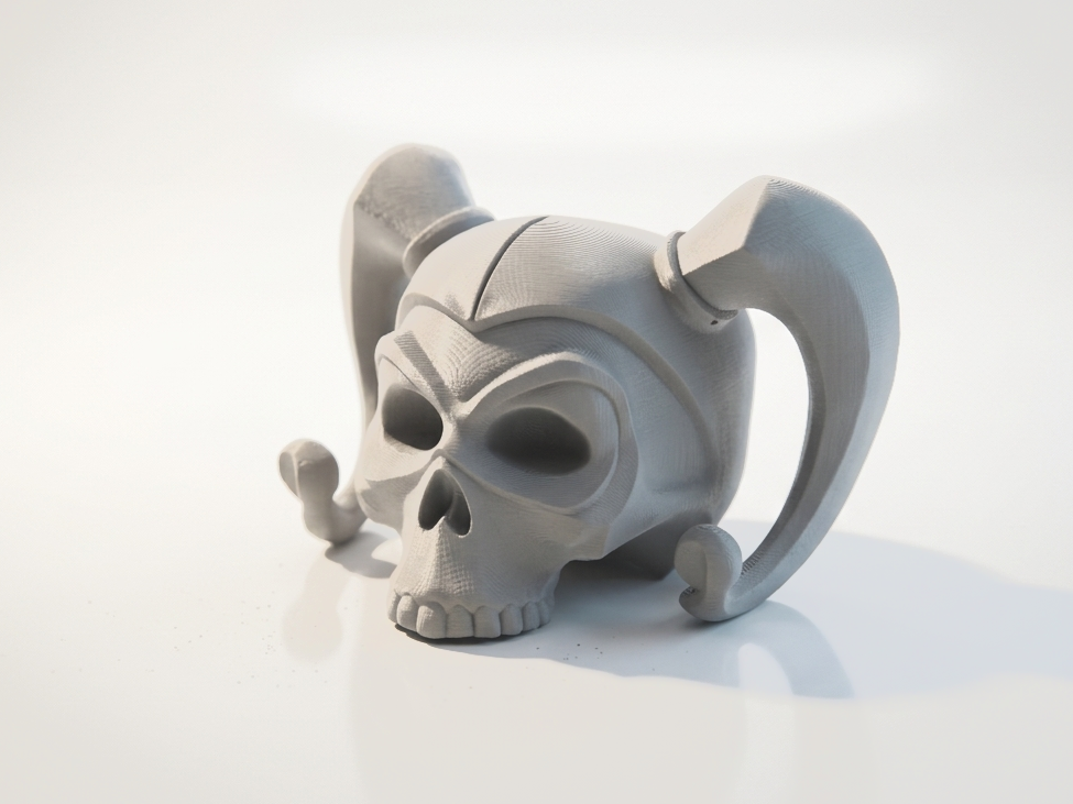 Harley Quinn Skull Gothic Sculpture 3D Printable