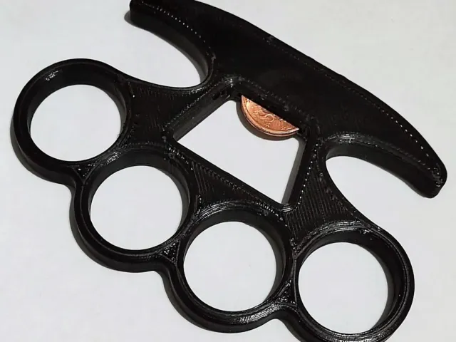 brass knuckles beer opener