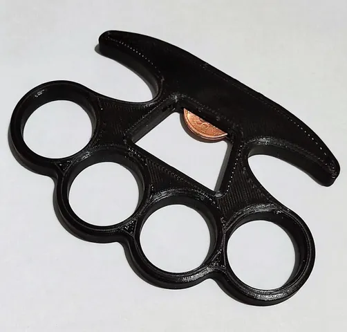 brass knuckles beer opener