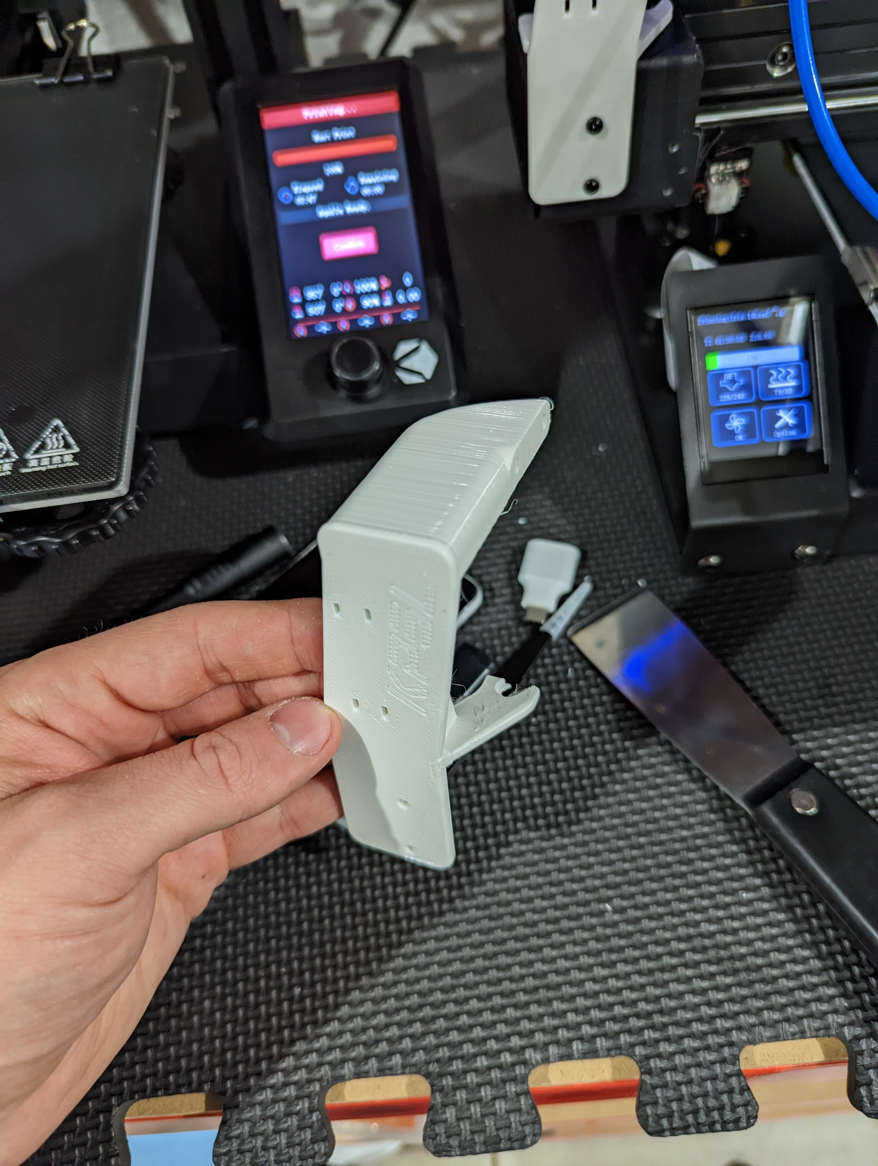 KP5 Filamentsensor holder 90 Degree