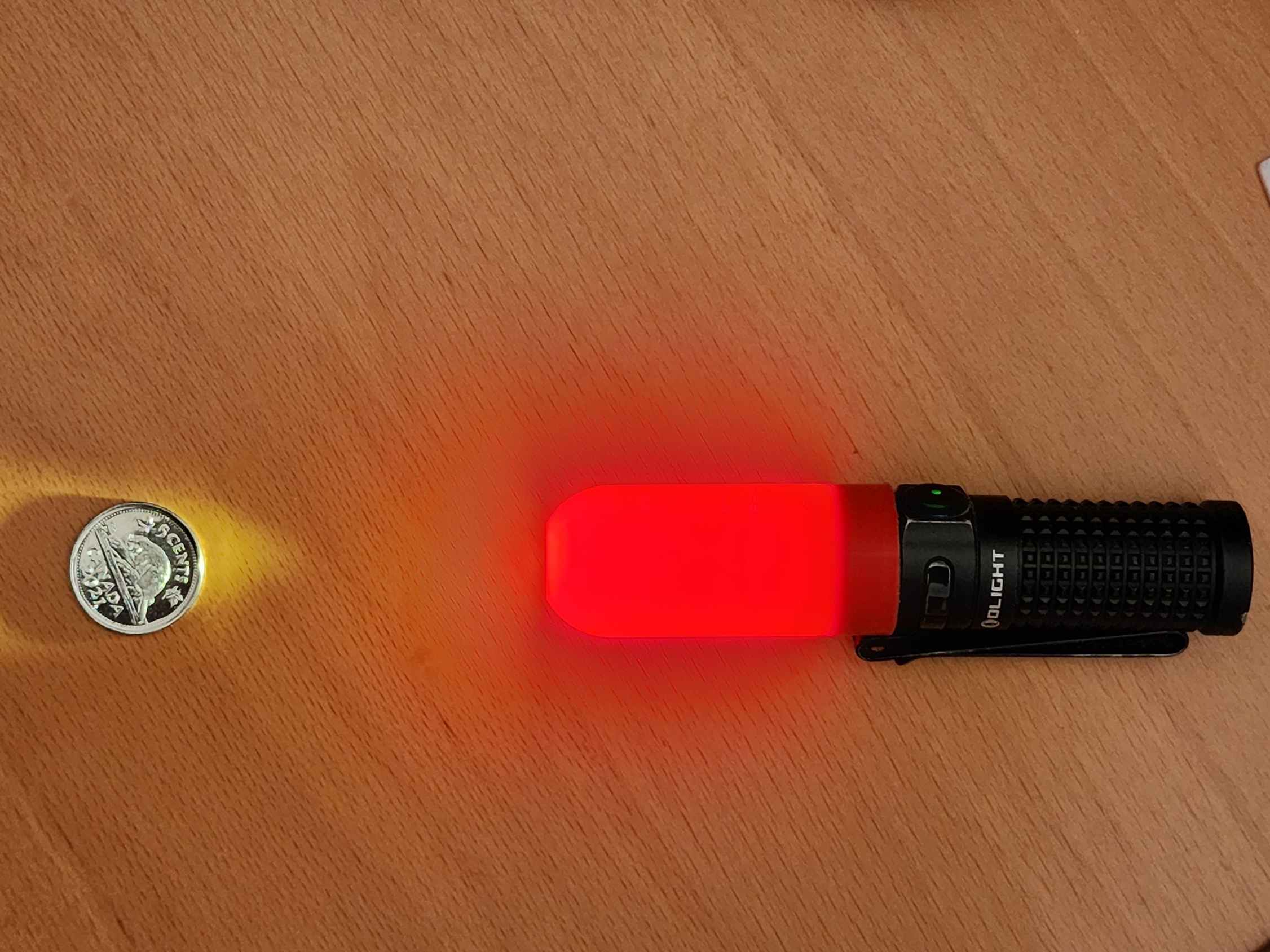 A diffusor with spotlight for Olight Baton II