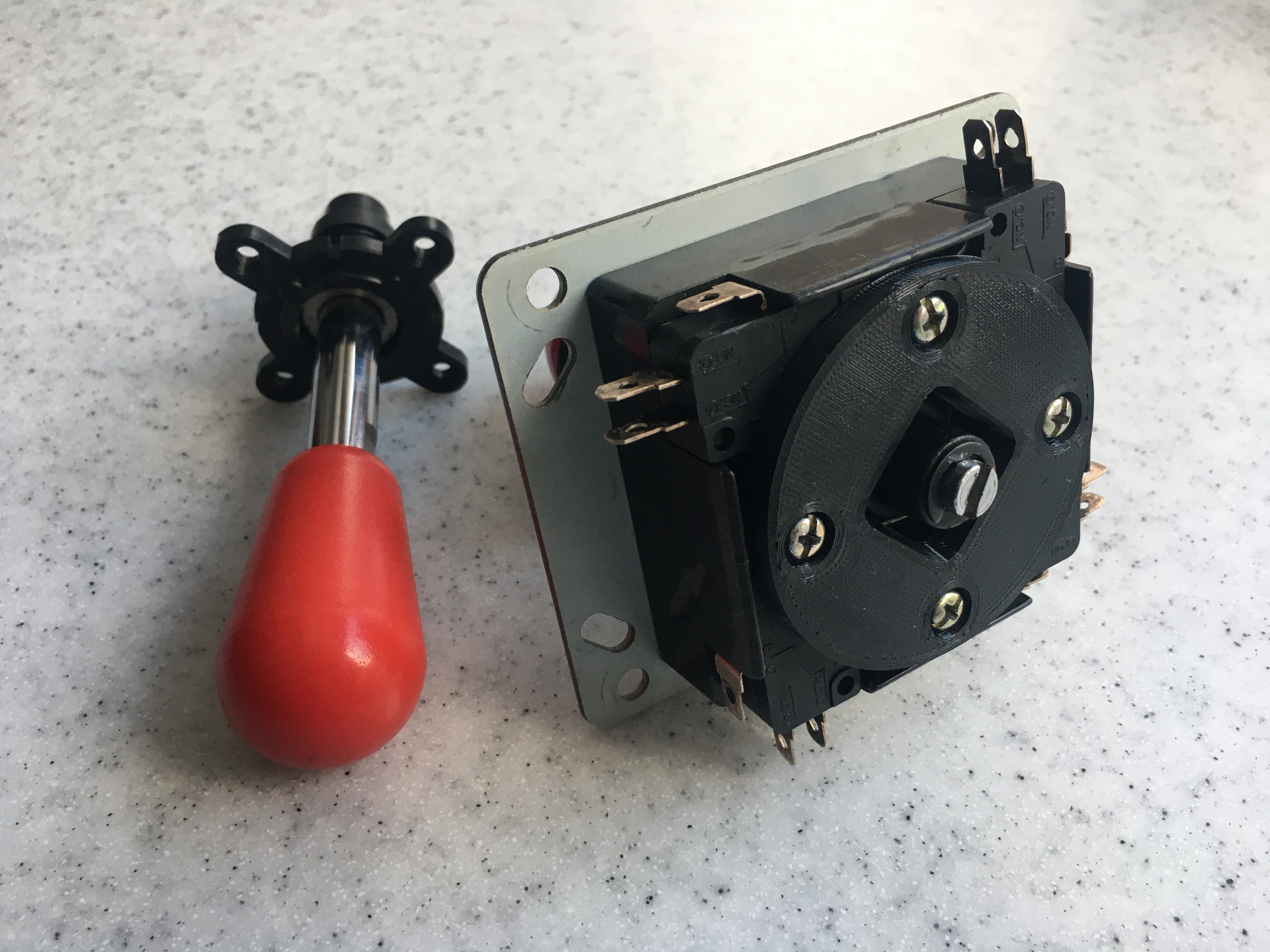 4-way Directional restrictor for the Sanwa JLW arcade joystick