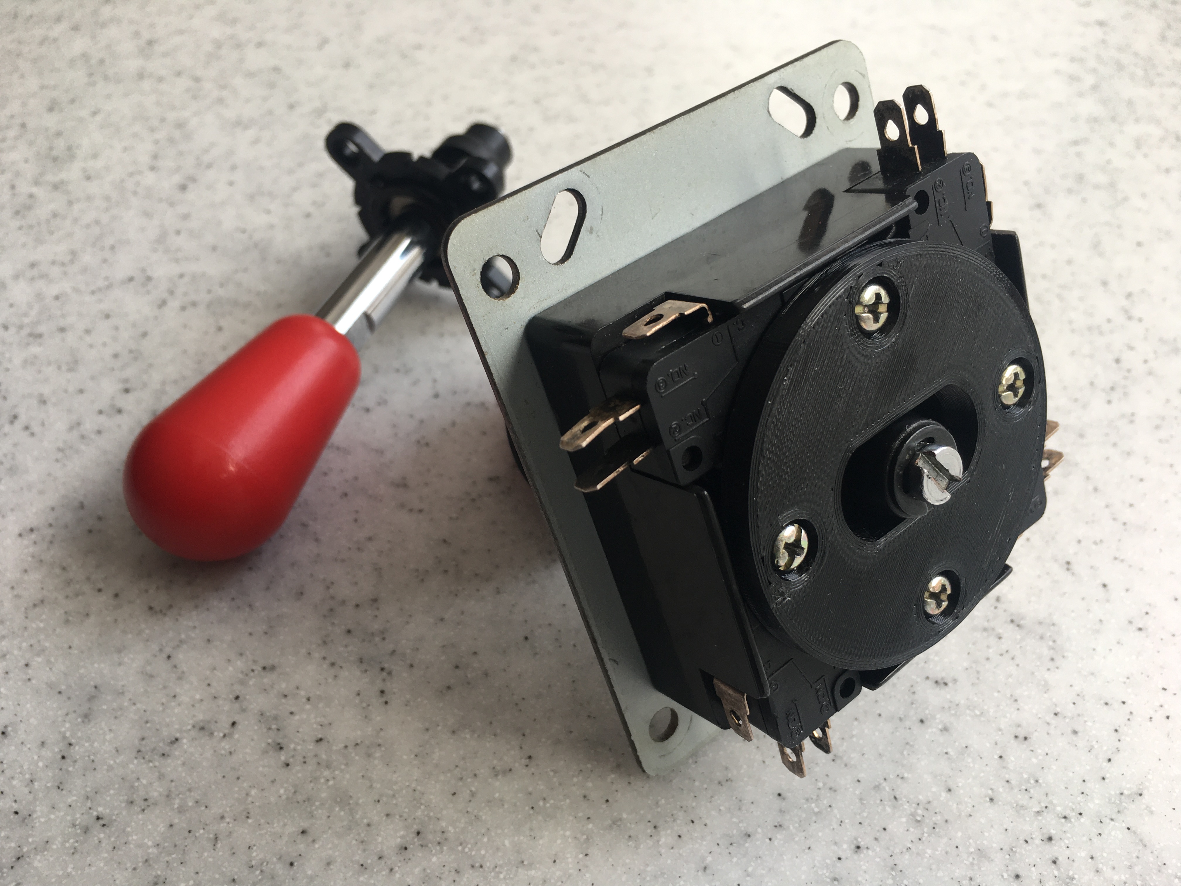 2-way Directional restrictor for the Sanwa JLW arcade joystick