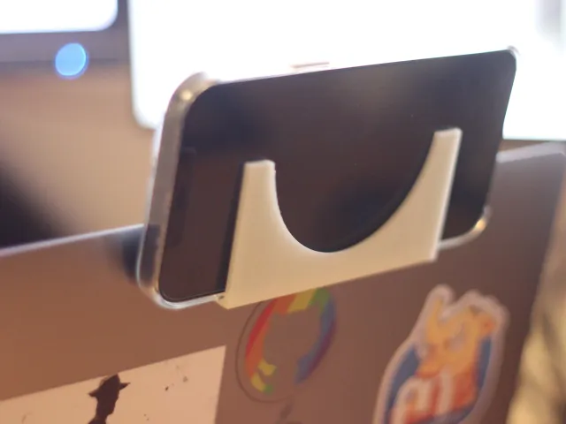 Continuity Camera iPhone holder