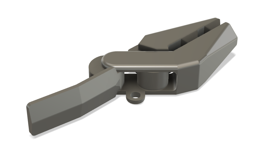 Bag Clip | Added extensions with hole for hanging the clip