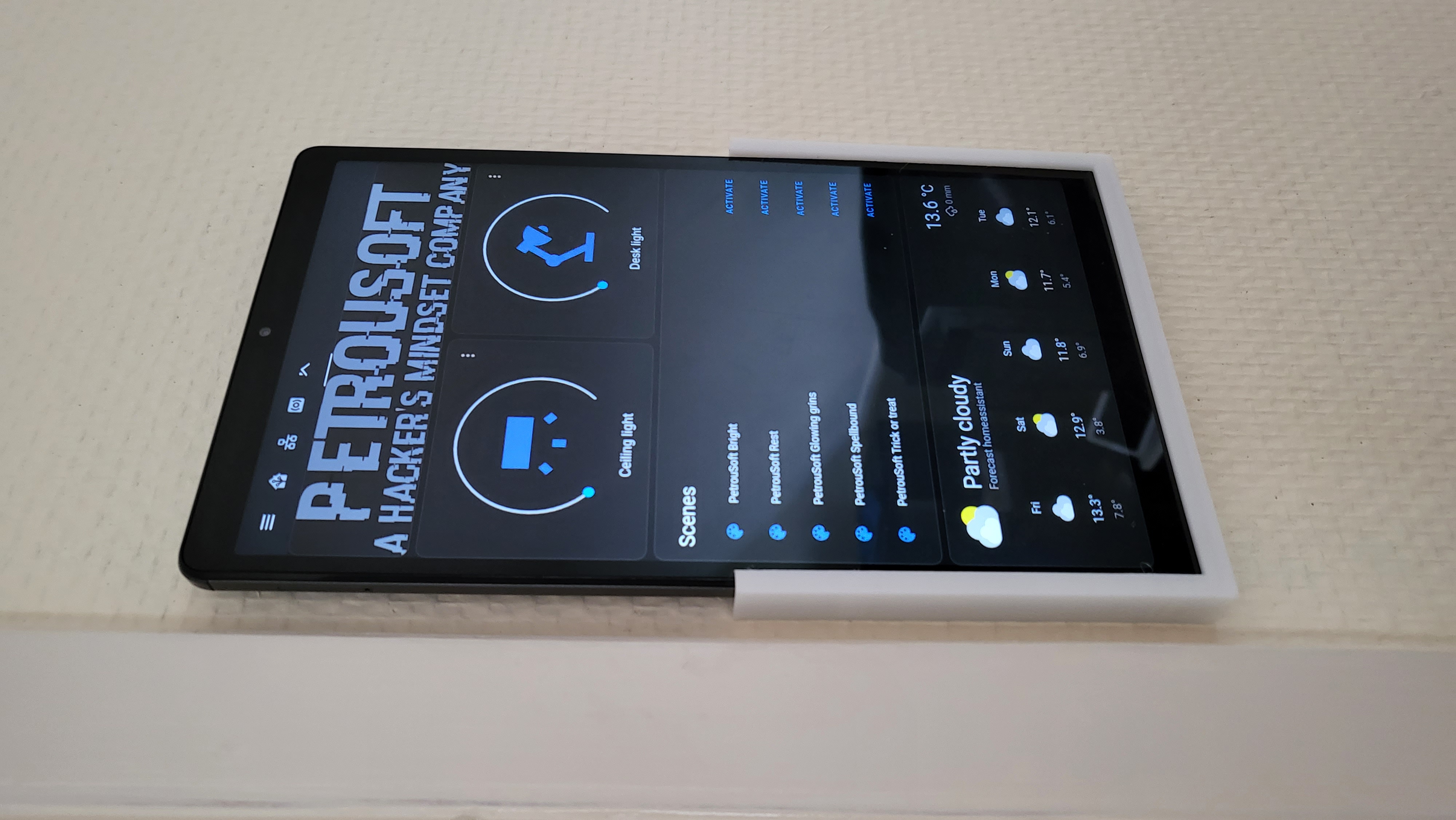 Samsung Galaxy A7 Lite wall mount by ipetrousov Download free STL model