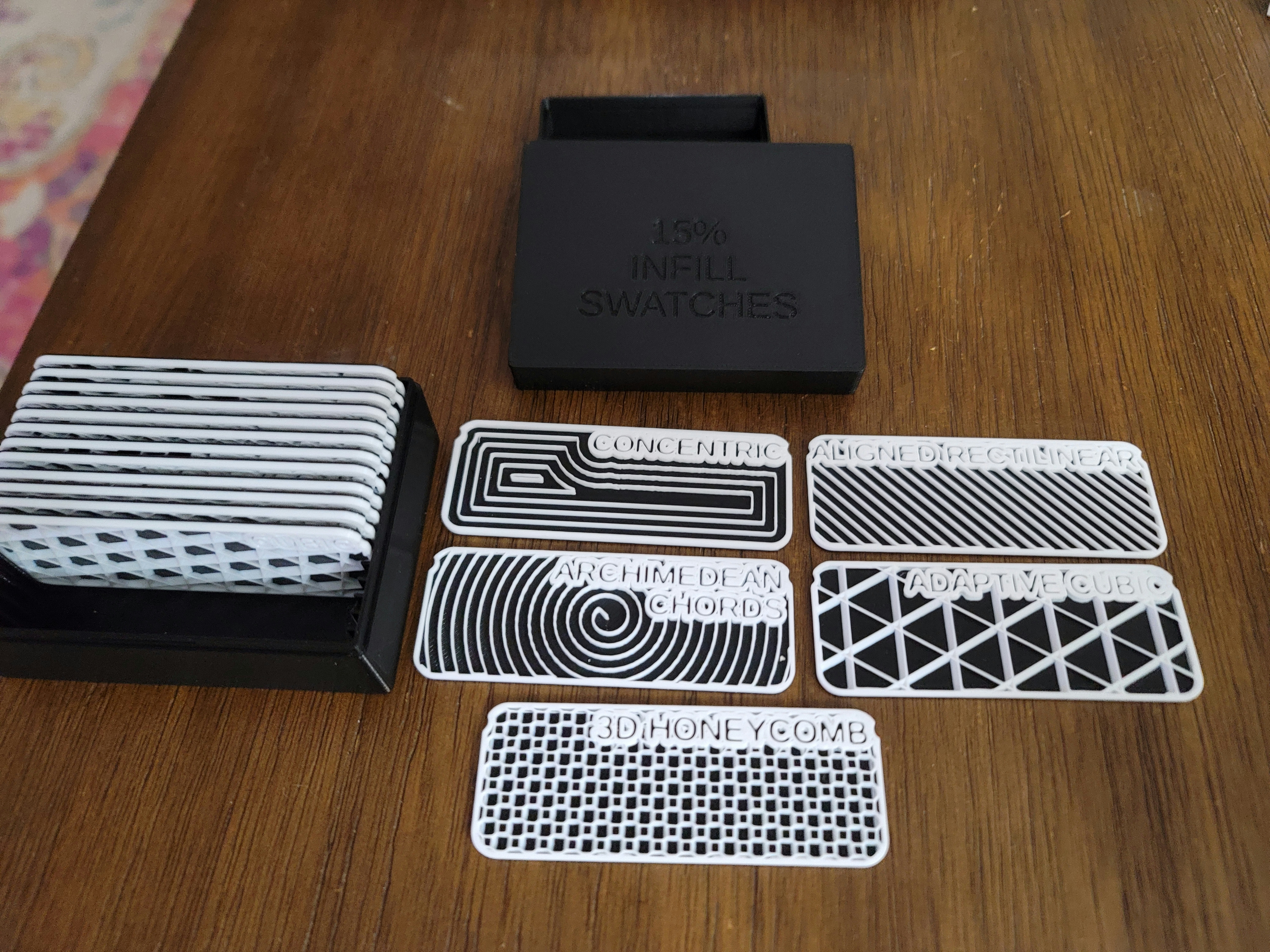 Infill Swatches Samples with Box