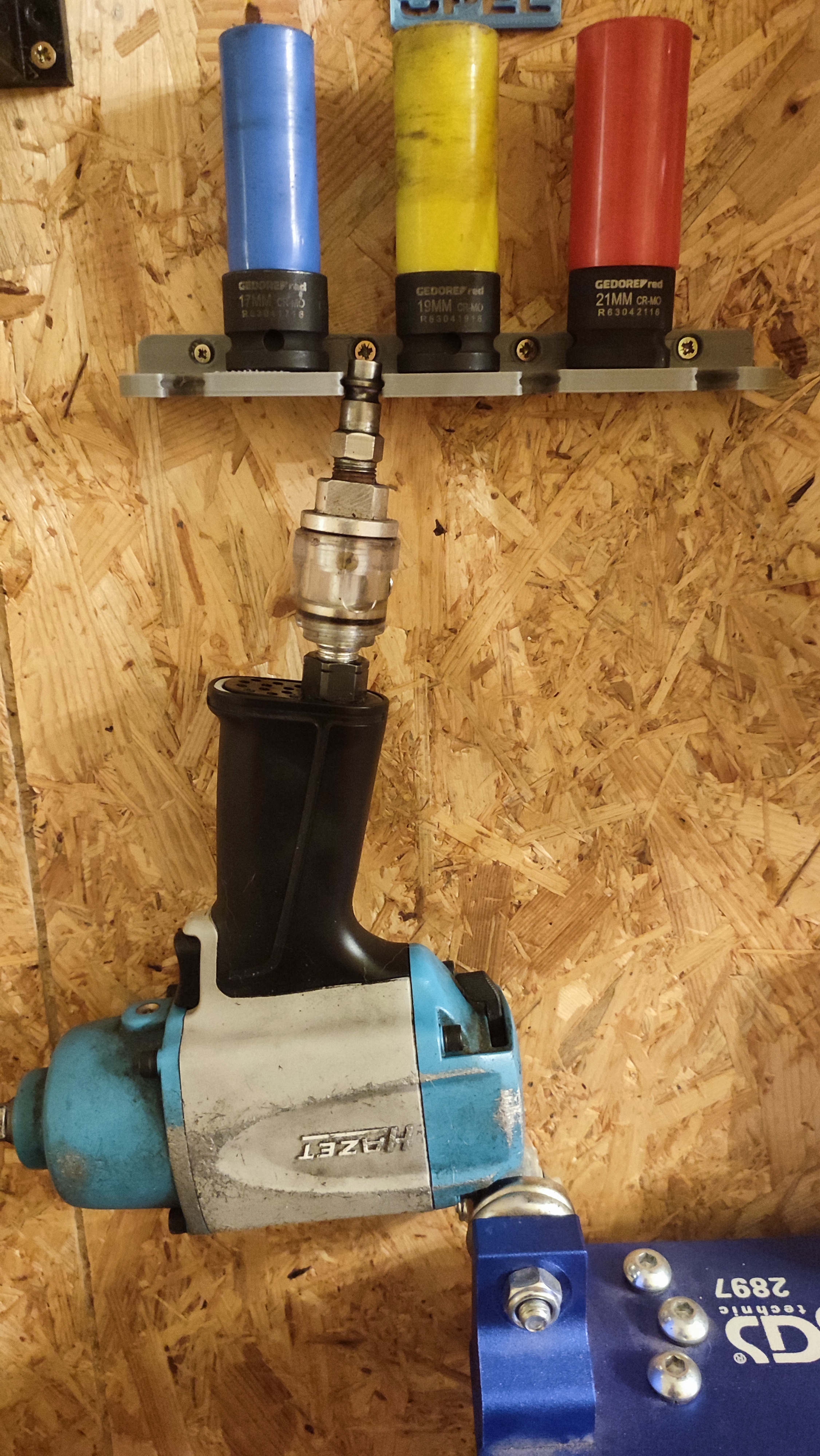 Hazet Airtool Holder - Halterung für Druckluftwerkzeuge und Steckschlüssel 1/2 Zoll