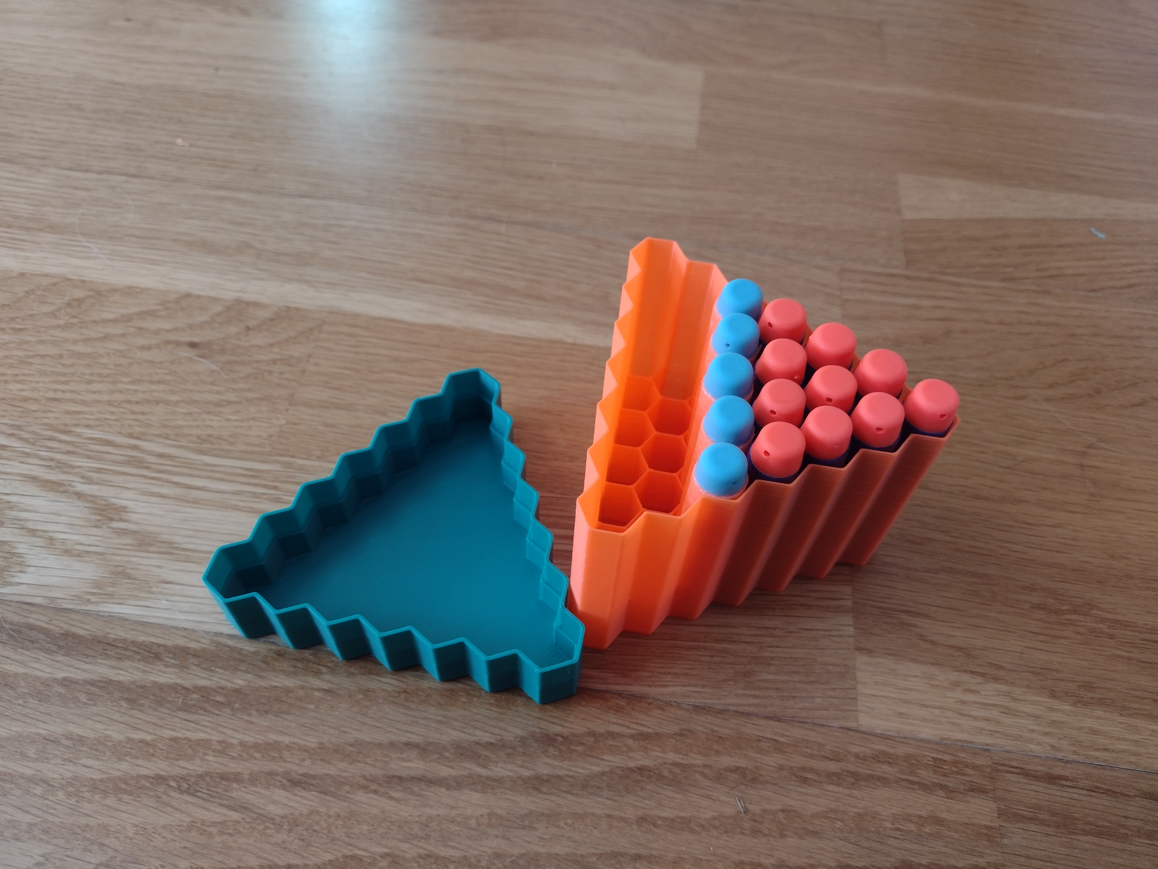 Small Nerf Dart Box Lower Internal Walls