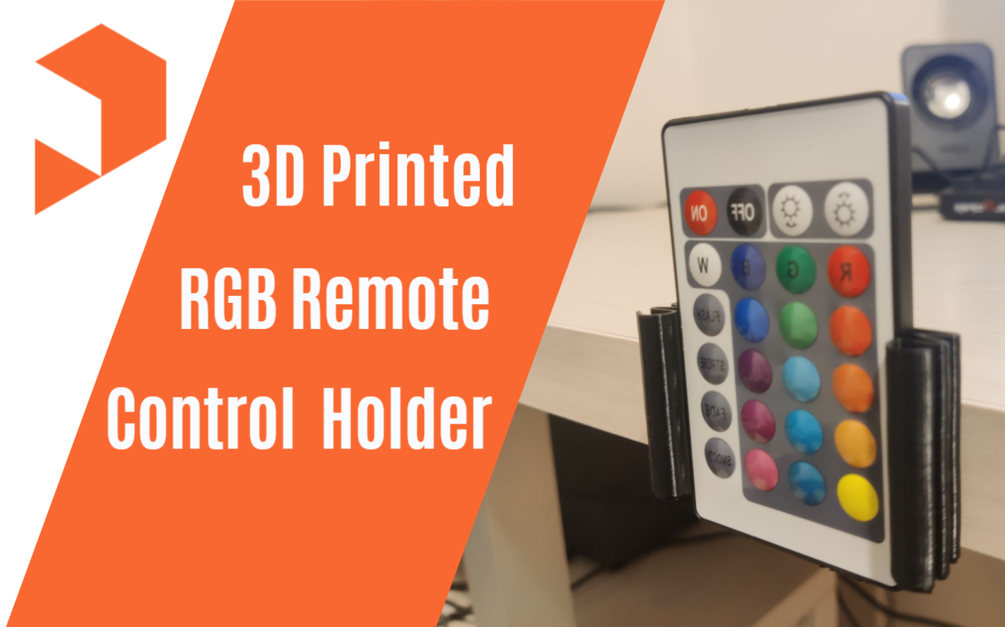 RGB Remote Control Snap Holder by YardenSZ | Download free STL model ...