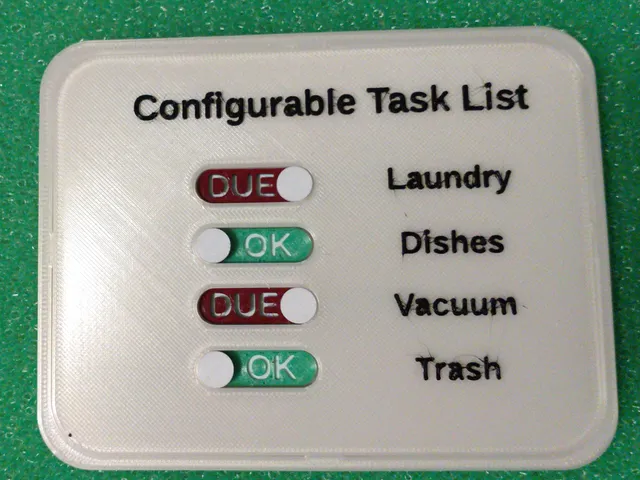 Configurable Household Task Planner