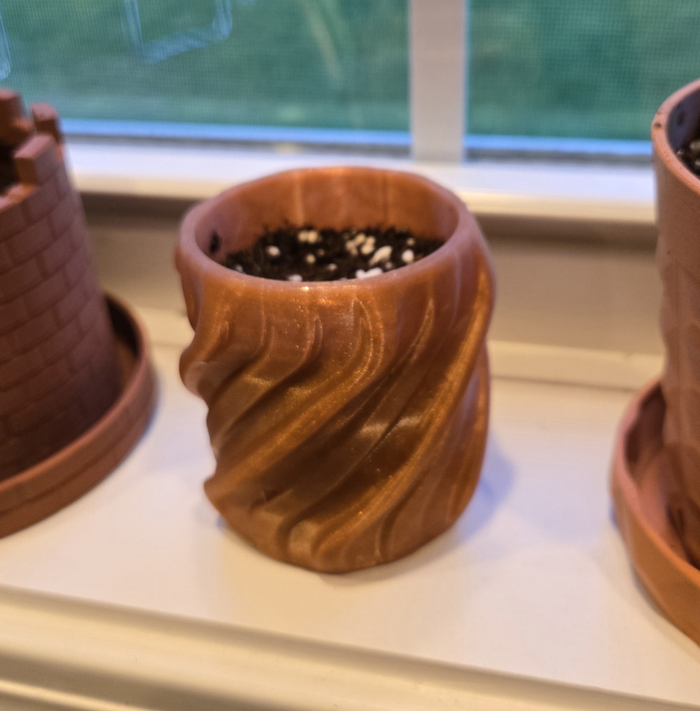 Miniatura 2 do modelo 3D Twirl Planter