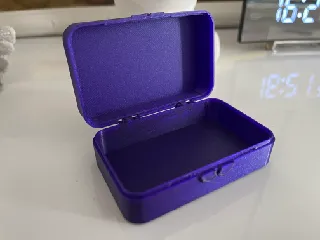 Small box with hinged lid